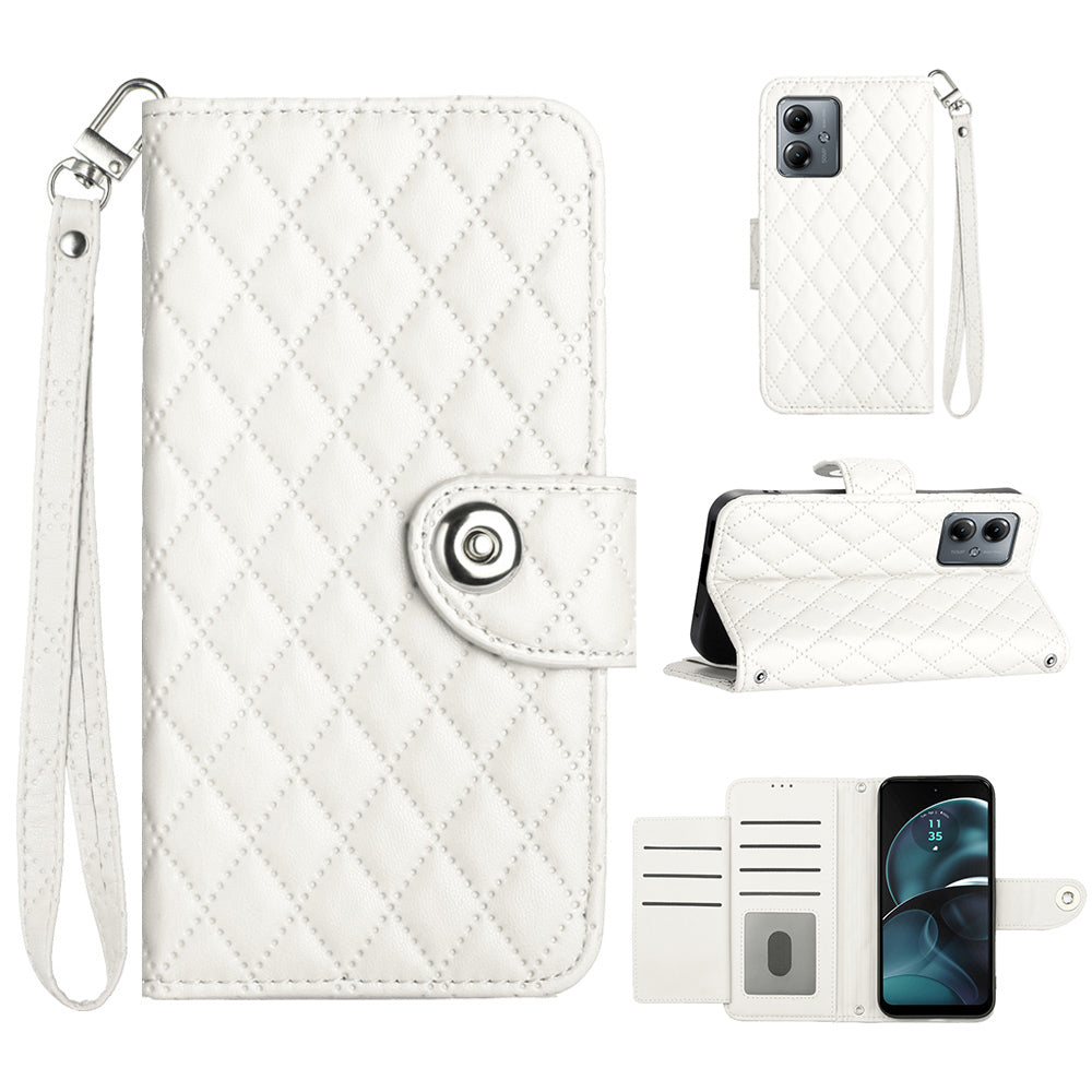 YB Imprinting Series-8 for Motorola Moto G14 4G Case Anti-Dorp Leather Phone Cover with 7 Card Slots YB Imprinting Series-8 for Motorola Moto G14 4G Case Anti-Dorp Leather Phone Cover with 7 Card Slots